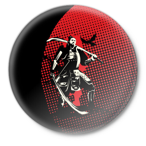 Значок Самурай фото