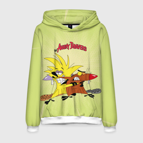 Мужская толстовка 3D Крутые бобры фото