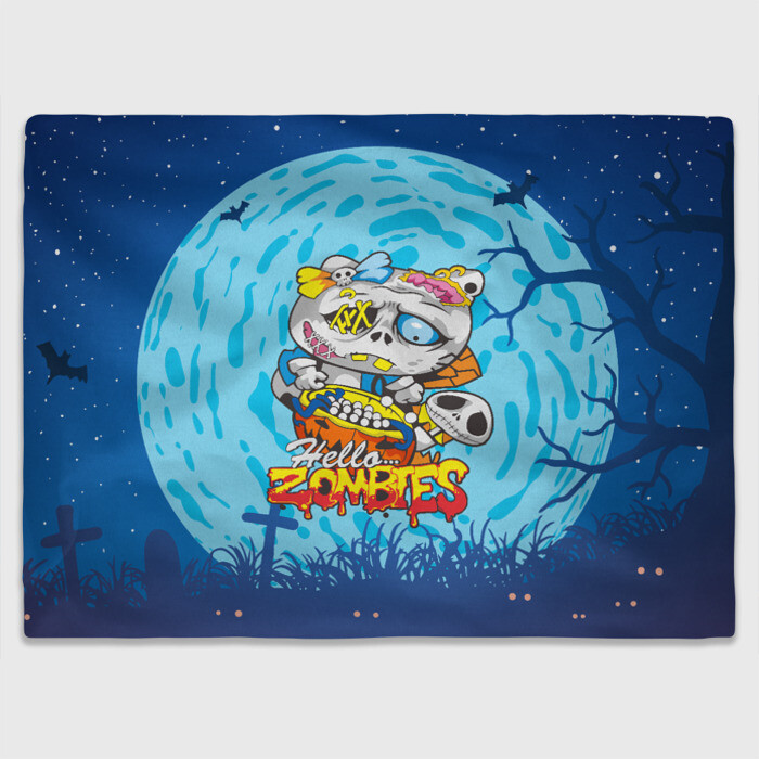 Плед 3D Hello Zombies фото