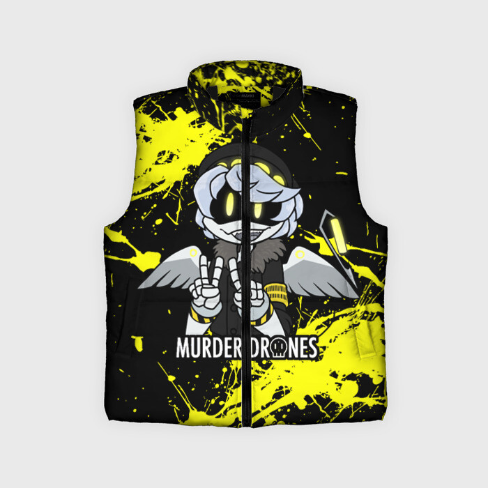 Детский жилет утепленный 3D MURDER DRONES V фото