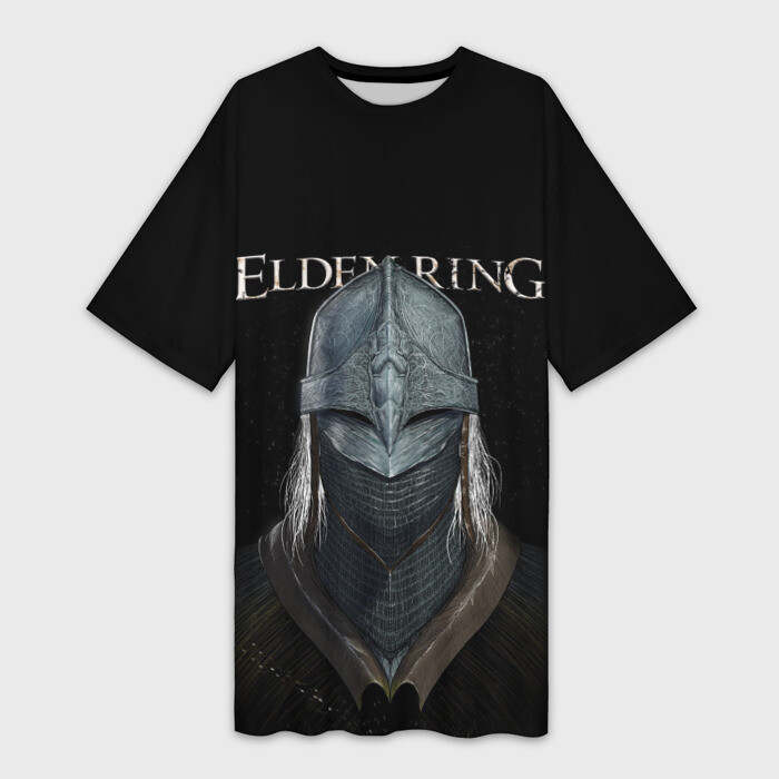 Платье-футболка 3D ВОИН  ELDEN RING  ЭЛДЕН РИНГ фото